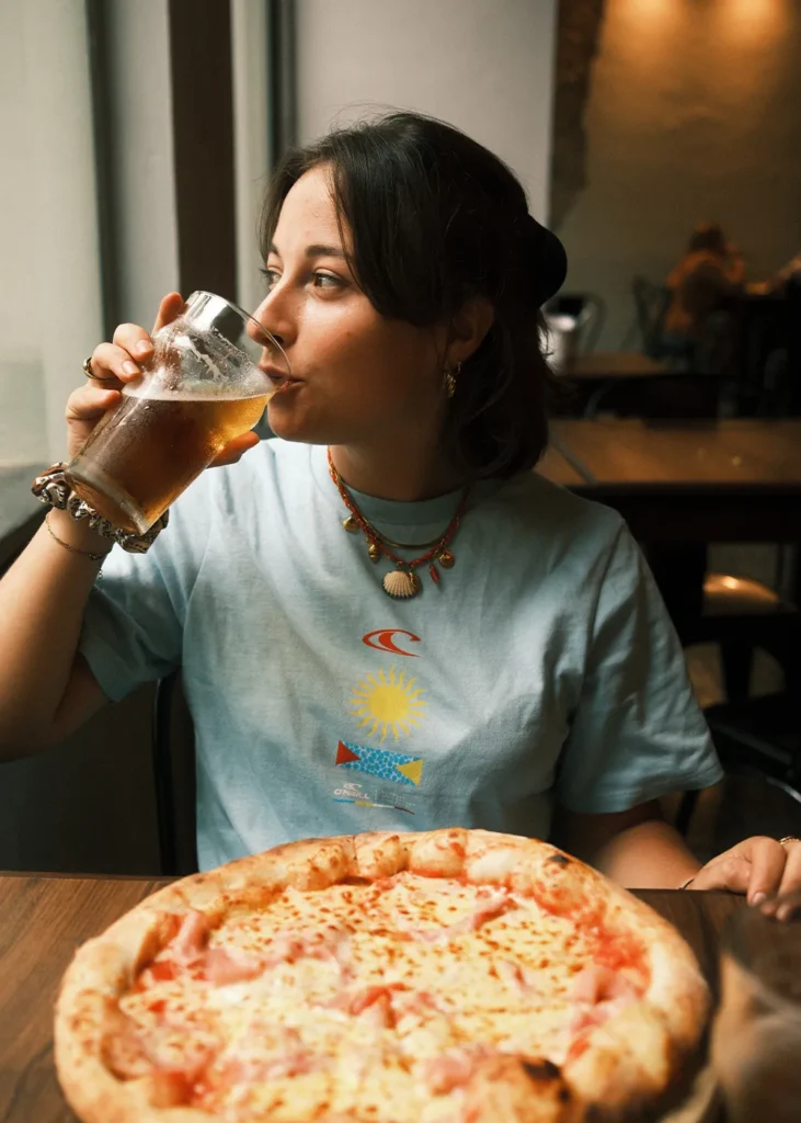 Bérénice au restaurant