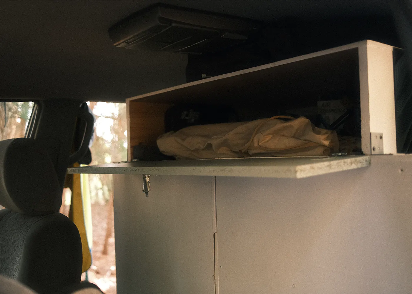 niche coté avant ouvert