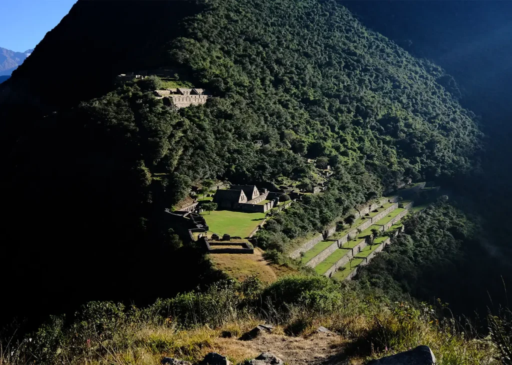 Soleil levant sur Choquequirao