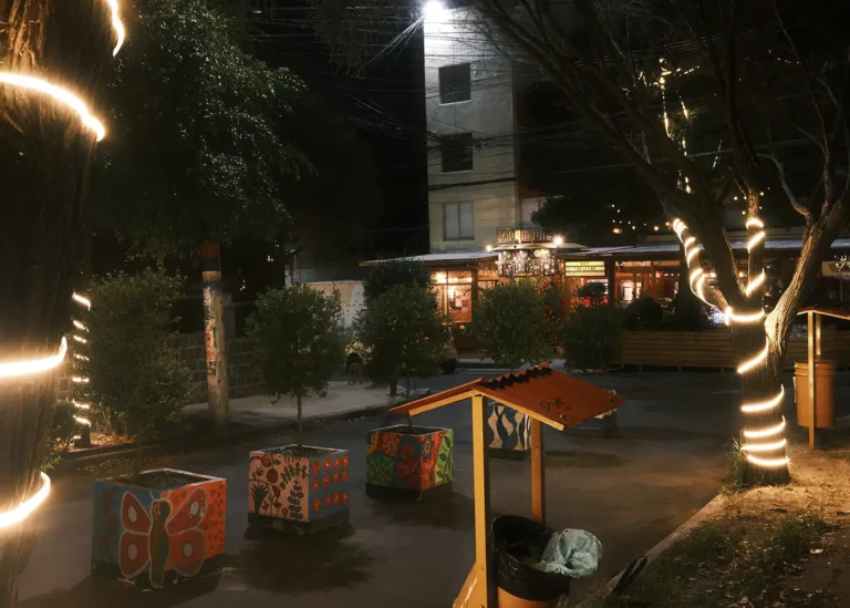 Quartier la floresta de nuit